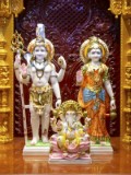 Shri Shiv-Parvati Dev and Shri Ganeshji